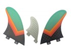 Pacific Vibrations Surfboard Twin Fins Fits Fcs  Mr Twin   Stabilizer Honeycomb