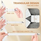 4pcs Adjustable Bed Sheet Straps With Metal Clips  Fitted Sheet Holders