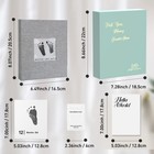 Baby Inkless Milestone Cards Hand Casting Kit Ink Print Hand And Footprint Ki   