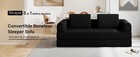 78   Sleeper Couch Bed For Living Room  Convertible Modular Sofa With
