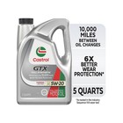 Castrol Gtx Full Synthetic 5w-20 Motor Oil  5 Quarts Fast Usa Ship