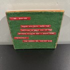 Vintage Wood Native Plaque Wall Hanging On Wood