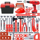 Kids Tool Set  55 Pcs Kids Tool Set Pretend Play Toys With Box And Electronic