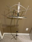 Vtg The Hamilton No 600-n 600n Chrome Folding Adjustable Sheet Music Stand