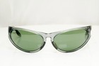 Ray-ban Sunglasses 1997 Vintage Bausch Lomb Wrap Grey Green B l W2199 Skyline