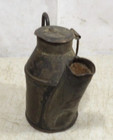 Antique C George Hazleton Pa Miner Oil Wick Cap Lamp  tea Pot  Hat Oilwick