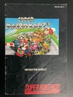 Super Mario Kart Snes Super Nintendo Instruction Manual Only