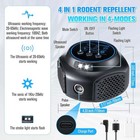 4-in-1 Ultrasonic Rodent Repellent Pest Repeller Mouse Blocker Rat Deterrent