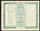 Butte Gas Light And Fuel Company Montana C1890 s Unused Stock Certificate Vgc