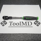 Snap-on Tools Usa New 1 4  Drive Green Soft Grip Long Flex Head Ratchet Thlf72