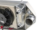 Speedfactory Backdoor Tucked Intercooler radiator Combo K j Series -16an