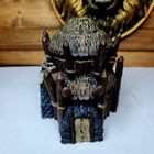 Tribal Chieftain Hut     Hand Painted Dnd Terrain     5 x4 x4 5      Gently Used