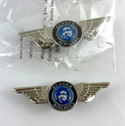 2 Pack - Alaska Airlines Collectible Flight Attendant Wings Badge Pin