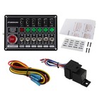 Racing Switch Panel Race Ignition Accessory Engine Start 6 Switch Lights Fused