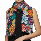 Vera Bradley Floral Soft Fringe Scarf  30 x 72  Srp   40 