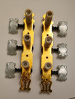 Gold   Black Classical Guitar Tuners Set Tuning Pegs For Nylon Strings Excellent