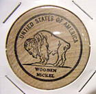 Wooden Nickel Token-kna Coin Show Wichita  Ks -1995