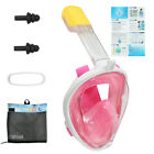 Us Snorkel Scuba Full Face Mask Swimming Underwater Diving Masks For Kids Adults
