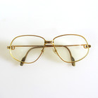 Vintage 1988 Cartier Eyeglasses Panthere Frame 22k Gold Filled No Case