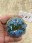 Rare Japanese Cloisonne Enamel Snuff Jar Bowl Box Lidded