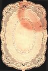 Victorian Embossed Scrap Die Cut Floral  forget Me Not  Paper Piece Antique 