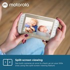 Motorola Nursery Vm50g Hd Wireless 2-camera Video Baby Monitor 5  Screen  1000ft