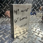 Aluminum 1  X 4  X 6  Long New 6061 Solid Plate Flat Bar Stock Block  2 5