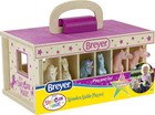 Breyer Unicorn Magic Carry Wooden Stable Playset With 6 Unicorns New Sealed