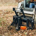 Titan Attachments Post And Tree Puller For Skid Steers  Includes Push Bar Guard