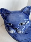 Ceramic Blue Cat Picture Frame For 4    X 6    Photo Free Standing