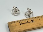 Vtg Antaya Sterling Silver Cufflinks Triangle Eagle Bird Aviation Pilot Usa
