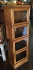 Antique Quarter Sawn Oak Half Size Barrister Stack Bookcase----16271