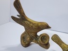 3 Piece Different Vintage Brass Songbird Birds Bird Figures Sparrow
