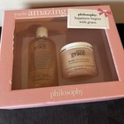 Philosophy Amazing Grace Set  Body Lotion And Shower Gel Gift Set New In Box
