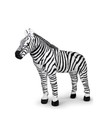 Melissa   Doug Giant Striped Zebra Plush 33 5    Standing Stuffed Animal Nib
