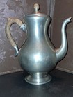Vintage  Royal Holland Pewter Coffee tea Set 4pc Set Wood Handles
