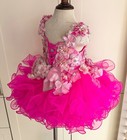 Jenniferwu Infant Toddler Baby Girl Handmade Beaded Birthday Princess Dress