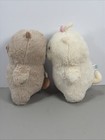 Amuse Muku Muku Mukkun Dog Plush Lot Of 2 Brown Cream 6    Japan