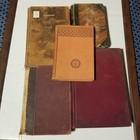Lot Of 5 Antique Hardcovers From The 1800s In Okay-bad Condition Dated 1818-1896