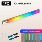 4x Led Rgb Motion Sensor Light Under Cabinet Lights Usb Rechargeable For Kitchen