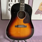 Glossy J45 Vintage Sunburst Acoustic Guitar Spruce Top Mahogany Neck Build-in Eq