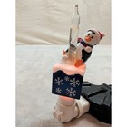 Glittering Holiday Night Light Penguin Bubble Light Let It Snow Christmas 141933