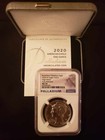 2020-w  25 High Relief Palladium Eagle  Burnished  Early Releases  Ms70 Ngc 