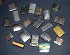Vintage 21 Lighter Lot Zippo Ascot Hexagon Evans Beattie Albert Schick Nimrod