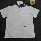Uni Hq Men Women Unisex Classic Scrub Set V-neck Top And Pants Hospital Uniforms