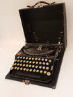 Antique 1920s Remington Portable Typewriter Pop Up Keys   Case Beautiful Paint