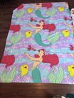 Vintage Disney The Little Mermaid Sheets 1 Twin Fitted   1 Full Flat Sheet 90   s