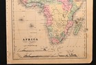 1866 Antique Map Africa Francis Mcnally Original 12  Atlas Page