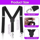 Suspenders For Boys Elastic Y-back Adjustable Kids Toddler Baby Strong Metal Cli