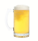 Glass Heavy  Sports Mugs With Handles   16 Oz 